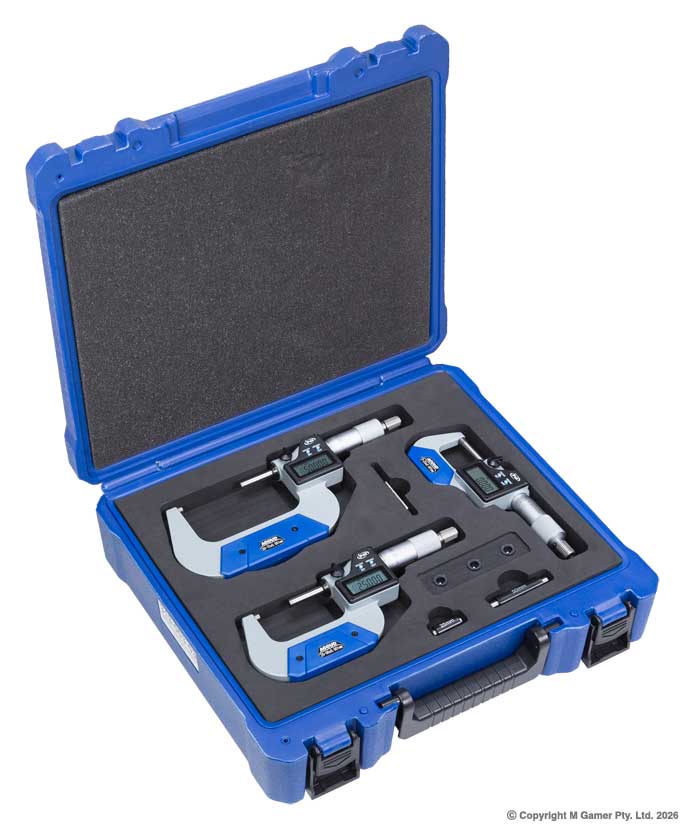 0-75mm IP65 Digital Outside Micrometer Set